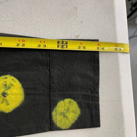 Men's Black and Yellow Casual Button Down Shirt - Picture 11 of 12